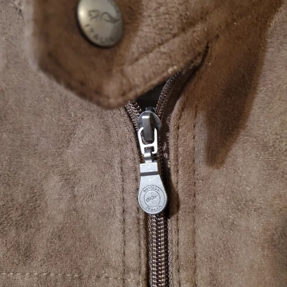 Bottega Italia Venezia Men's Genuine Suede Jacket Large EUC Luxury - Picture 3 of 5